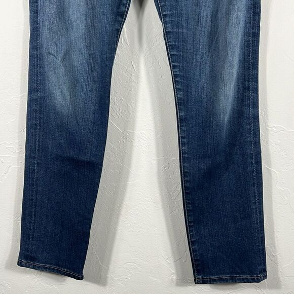 🔥 AG Adriano Goldschmied The High Rise Stevie Slim Straight Ankle Jeans Sz 29R - Picture 8 of 12
